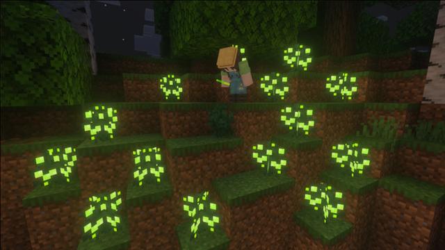 Screenshot of the Minecraft Bedrock Marketplace product XP Berries created by Block Perfect Studios.