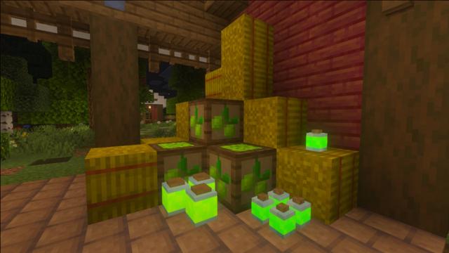 Screenshot of the Minecraft Bedrock Marketplace product XP Berries created by Block Perfect Studios.