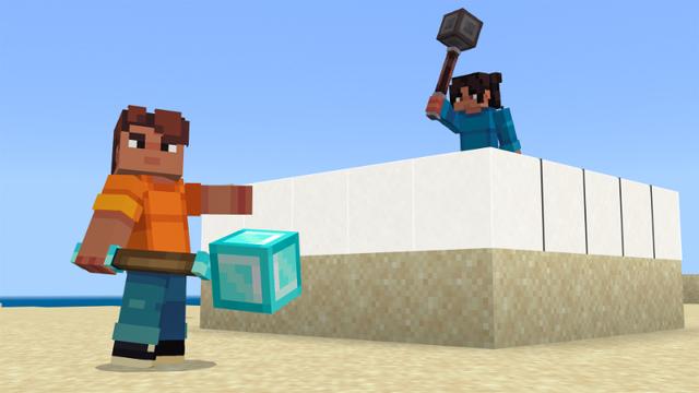 Screenshot of the Minecraft Bedrock Marketplace product Builders Wands Add-On created by Block Studios.