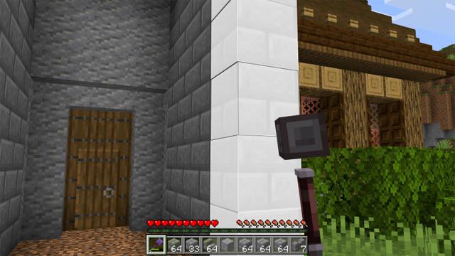 Screenshot of the Minecraft Bedrock Marketplace product Builders Wands Add-On created by Block Studios.