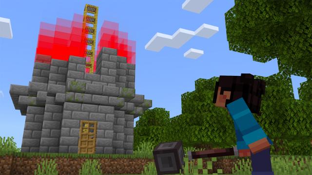 Screenshot of the Minecraft Bedrock Marketplace product Builders Wands Add-On created by Block Studios.