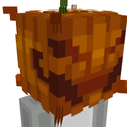 Thumbnail of the Minecraft Bedrock Marketplace product Dark burning pumpkin head created by Block Studios.