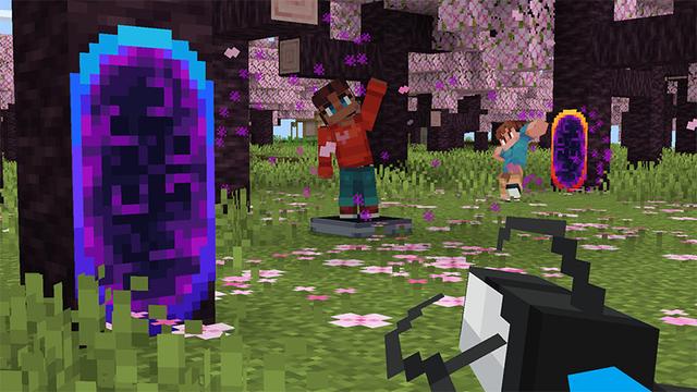 Screenshot of the Minecraft Bedrock Marketplace product Gadgets Add-On created by Block Studios.
