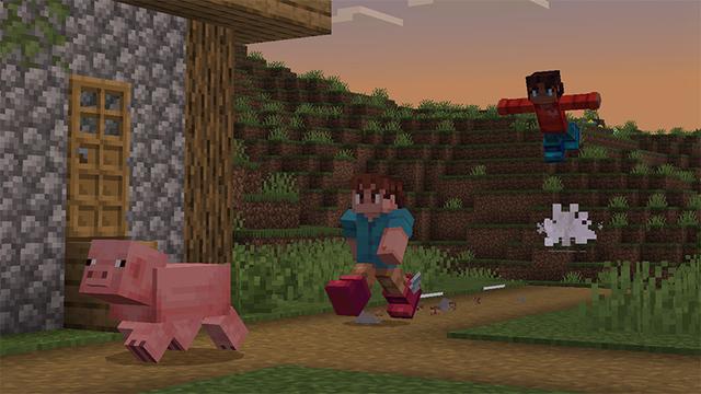 Screenshot of the Minecraft Bedrock Marketplace product Gadgets Add-On created by Block Studios.