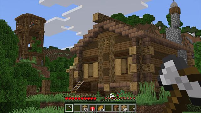 Screenshot of the Minecraft Bedrock Marketplace product More Structures Add-On created by Block Studios.