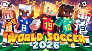 Thumbnail of the Minecraft Bedrock Marketplace product World Soccer 2026 created by Block Studios.