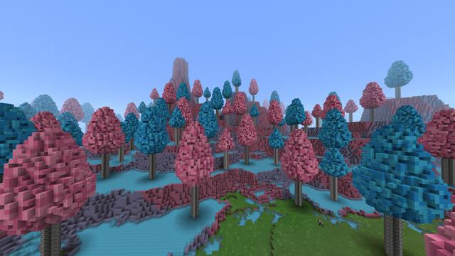 Screenshot of the Minecraft Bedrock Marketplace product Candy Land created by Blockception.