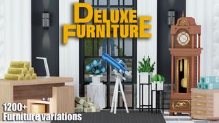 Thumbnail of the Minecraft Bedrock Marketplace product Deluxe Furniture: Modern Manor created by Blockception.