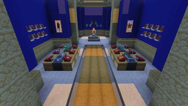 Screenshot of the Minecraft Bedrock Marketplace product Display Stuff Add-On created by Blockception.