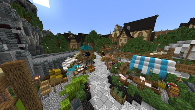 Screenshot of the Minecraft Bedrock Marketplace product Dragon's Tale created by Blockception.