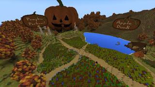 Screenshot of the Minecraft Bedrock Marketplace product Fall Fest created by Blockception.