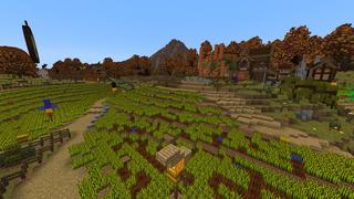 Screenshot of the Minecraft Bedrock Marketplace product Fall Fest created by Blockception.
