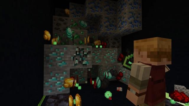 Screenshot of the Minecraft Bedrock Marketplace product Hacker Items! created by Blockception.