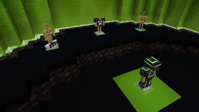 Screenshot of the Minecraft Bedrock Marketplace product Hacker Items! created by Blockception.