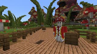 Screenshot of the Minecraft Bedrock Marketplace product Kingdom of Mushrooms created by Blockception.