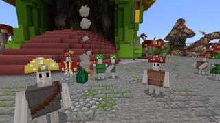 Screenshot of the Minecraft Bedrock Marketplace product Kingdom of Mushrooms created by Blockception.