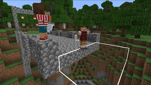 Screenshot of the Minecraft Bedrock Marketplace product Mine Buddy Add-On created by Blockception.
