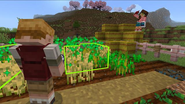 Screenshot of the Minecraft Bedrock Marketplace product Mine Buddy Add-On created by Blockception.