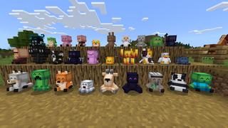 Screenshot of the Minecraft Bedrock Marketplace product Mob Plushies created by Blockception.