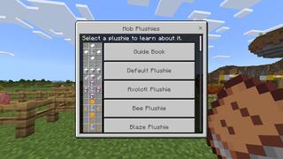 Screenshot of the Minecraft Bedrock Marketplace product Mob Plushies created by Blockception.