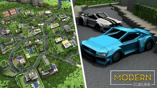 Thumbnail of the Minecraft Bedrock Marketplace product Subúrbio moderno created by Blockception.