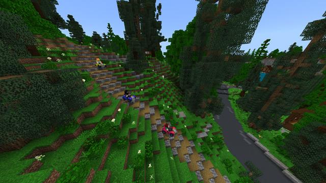 Screenshot of the Minecraft Bedrock Marketplace product Pinewood Resort created by Blockception.