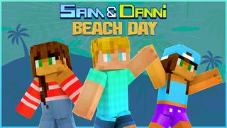 Thumbnail of the Minecraft Bedrock Marketplace product Sam & Danni Beach Day created by Blockception.