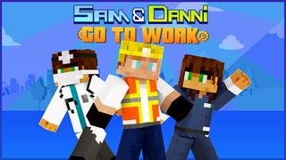 Thumbnail of the Minecraft Bedrock Marketplace product Sam & Danni Go To Work created by Blockception.