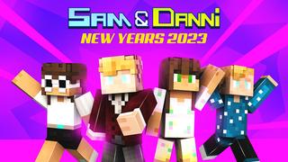 Thumbnail of the Minecraft Bedrock Marketplace product Sam & Danni - New Years 2023 created by Blockception.