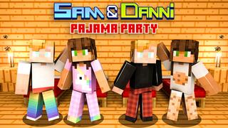 Thumbnail of the Minecraft Bedrock Marketplace product Sam & Danni - Pajama Party created by Blockception.