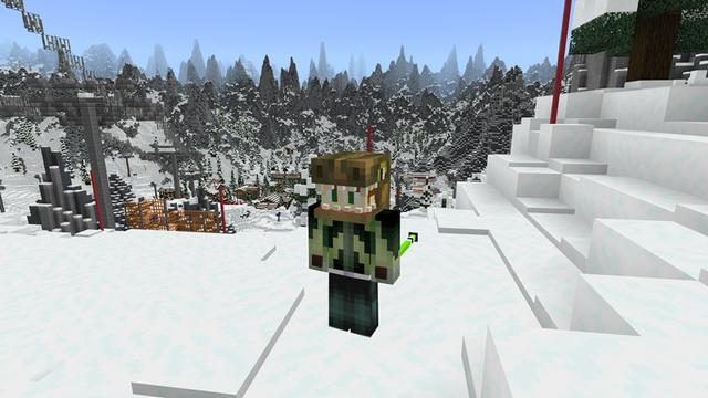 Screenshot of the Minecraft Bedrock Marketplace product Sports Day: Winter Fun created by Blockception.