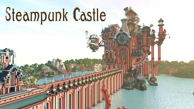 Thumbnail of the Minecraft Bedrock Marketplace product Steampunk Castle created by Blockception.