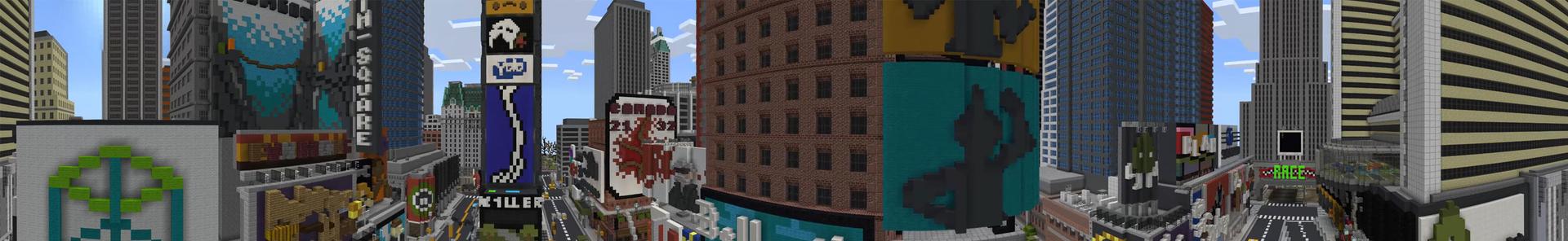 Panorama of the Minecraft Bedrock Marketplace product Super Racers! created by Blockception.