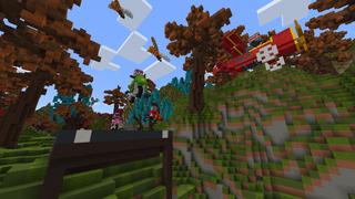 Screenshot of the Minecraft Bedrock Marketplace product Super Racers! created by Blockception.