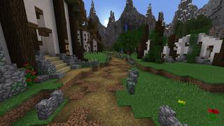 Screenshot of the Minecraft Bedrock Marketplace product The Crater created by Blockception.