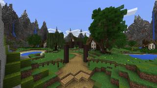 Screenshot of the Minecraft Bedrock Marketplace product The Crater created by Blockception.
