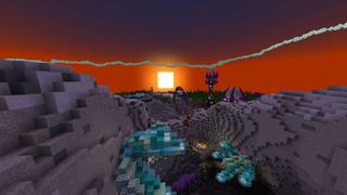 Screenshot of the Minecraft Bedrock Marketplace product The Moa'ul Mountain created by Blockception.