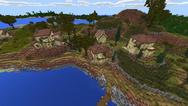 Screenshot of the Minecraft Bedrock Marketplace product Tranquil Lake created by Blockception.