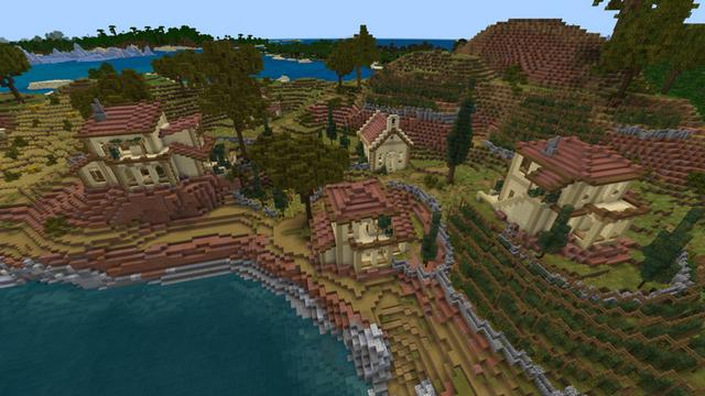 Screenshot of the Minecraft Bedrock Marketplace product Tranquil Lake created by Blockception.