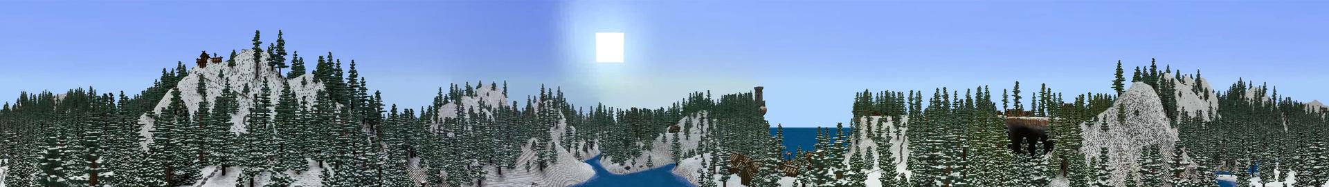 Panorama of the Minecraft Bedrock Marketplace product Viking Legends created by Blockception.