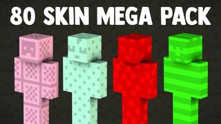 Thumbnail of the Minecraft Bedrock Marketplace product 80 Skin Mega Pack created by BLOCKLAB Studios.
