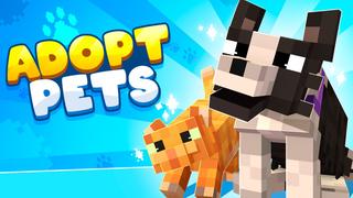 Thumbnail of the Minecraft Bedrock Marketplace product Adopt Pets created by BLOCKLAB Studios.