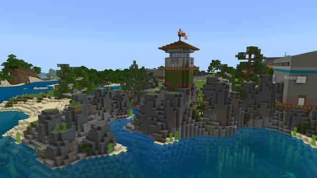 Screenshot of the Minecraft Bedrock Marketplace product Advanced Blimps created by BLOCKLAB Studios.