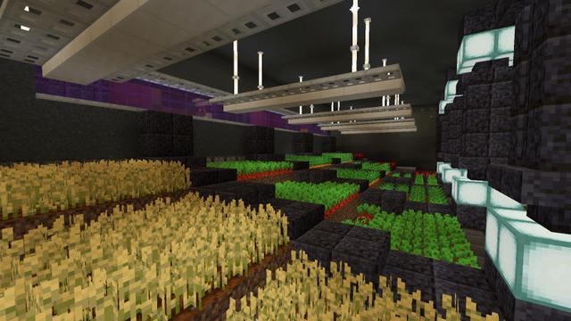 Screenshot of the Minecraft Bedrock Marketplace product Alien Secret Base created by BLOCKLAB Studios.