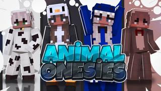 Thumbnail of the Minecraft Bedrock Marketplace product Animal Onesies created by BLOCKLAB Studios.