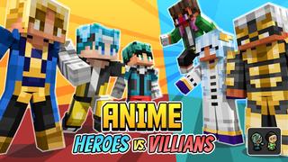 Thumbnail of the Minecraft Bedrock Marketplace product Anime Heroes Vs. Villians created by BLOCKLAB Studios.