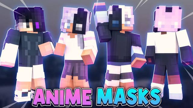Thumbnail of the Minecraft Bedrock Marketplace product Anime Masks created by BLOCKLAB Studios.