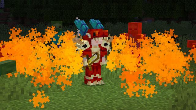 Screenshot of the Minecraft Bedrock Marketplace product Armor Expansion created by BLOCKLAB Studios.