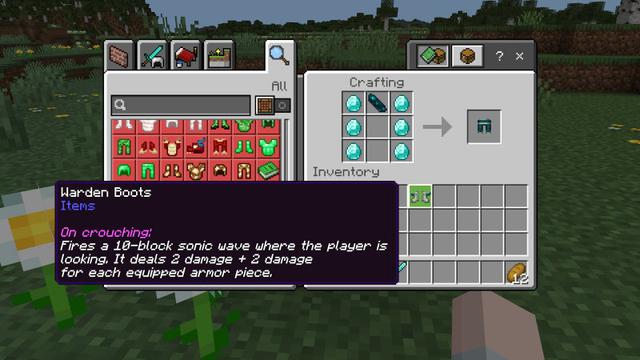 Screenshot of the Minecraft Bedrock Marketplace product Armor Expansion created by BLOCKLAB Studios.