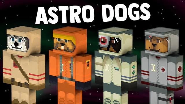 Thumbnail of the Minecraft Bedrock Marketplace product Astro Dogs created by BLOCKLAB Studios.